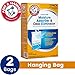 Arm & Hammer Fragrance Free Hanging Moisture Absorber Dehumidifier and Odor Eliminator 2 Pack - Traps Moisture for Fresher, Cleaner Air