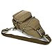 X-Freedom Military Gear Tactical Casual Sling Chest Pack Bag Shoulder Bag Crossbody Daypack Molle Hunting Camping Bag (Brown)