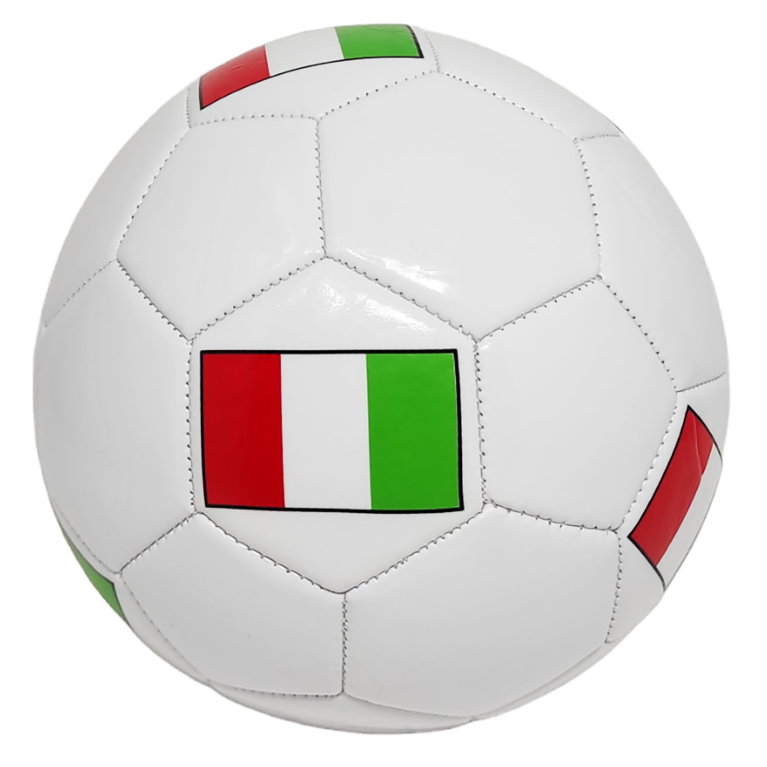 Italy Football Training Ball for Match Size 5 Diameter 22 cm Shiny