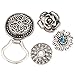 BMC Interchangeable Snap Centerpiece Eye Glass Holding Magnetic Brooch - Set 2