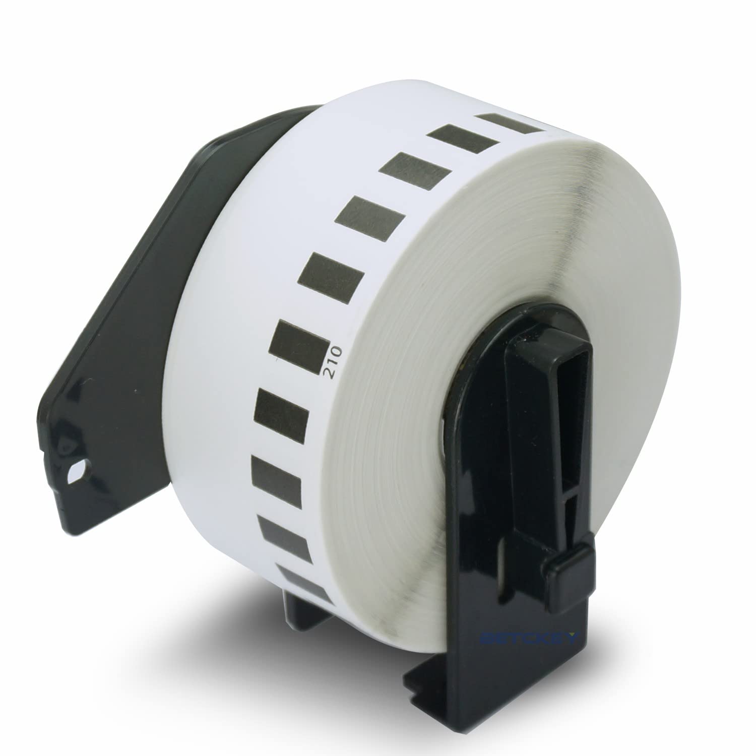 BETCKEY - Removable Labels Compatible with Brother DK-22210, 29mm x 30.48m, 1 Non Permanent Adhesive Continuous Labels Using for QL Label Printers [ 1 Roll ]