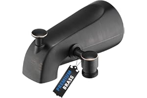 PROOX All Metal Tub Spout with Diverter Oil Rubbed Bronze, Diverter Tub Spout for Hand Shower