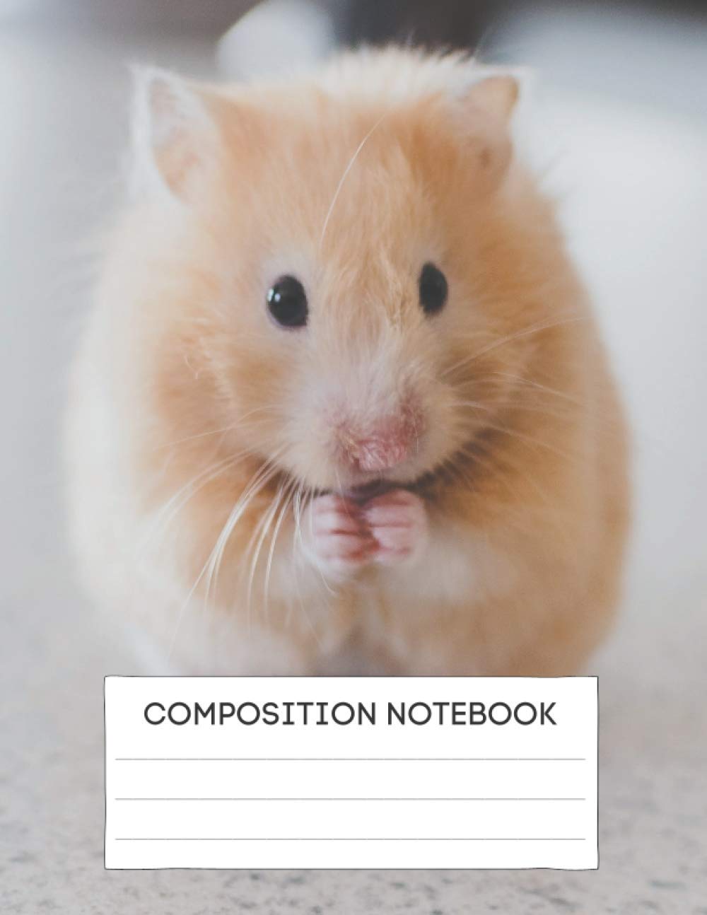 Composition Notebook: Cute Hamster Notebook With 120 Wide Ruled Pages, Great Gift Idea For Hamster Lovers