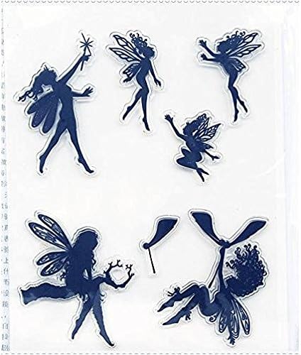 Magic Flower Fairy Series Clear Rubber Stamp for DIY Scrapbooking