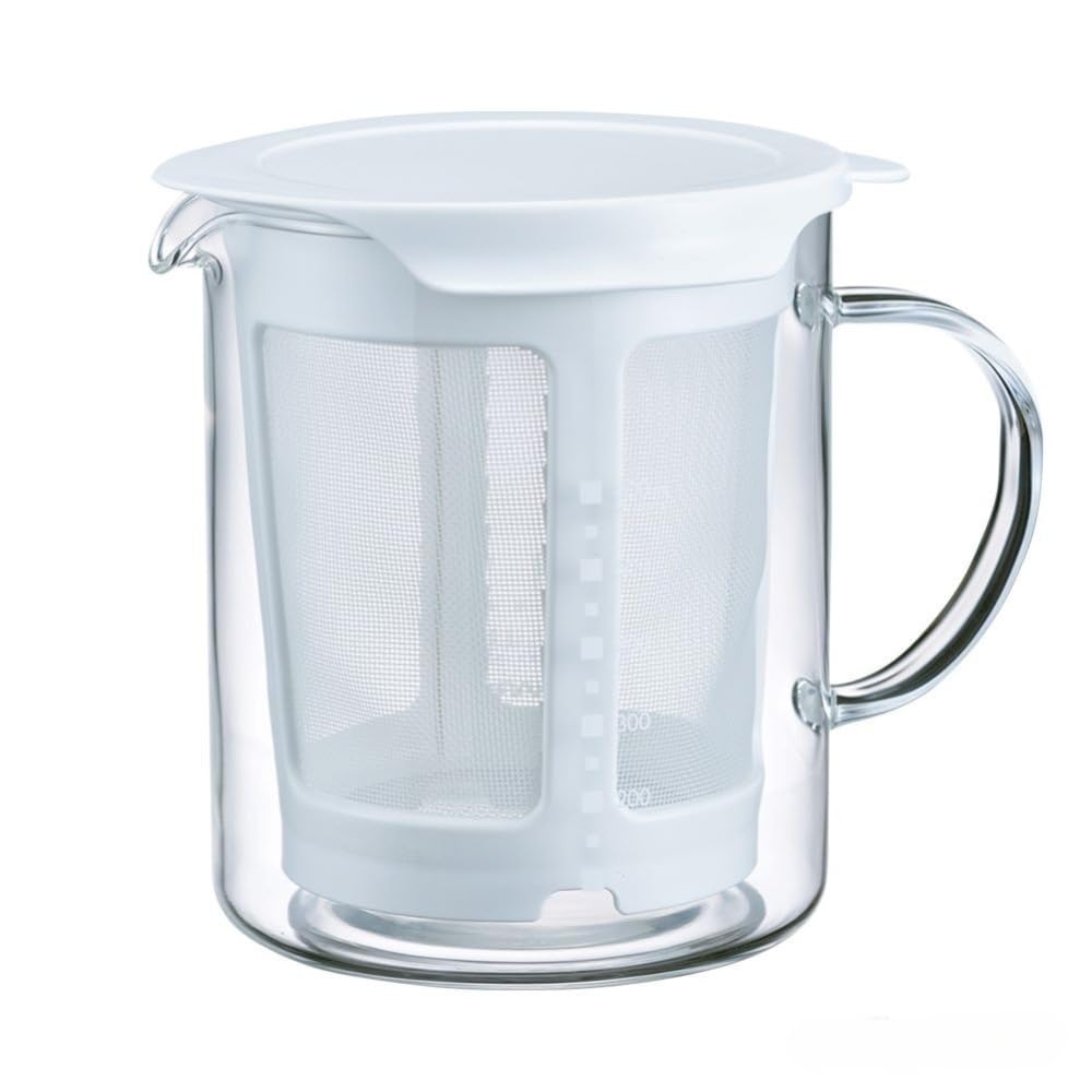 HARIO(ハリオ) だしポット 実用容量 600ml 出汁 電子レンジで簡単 手作り ホワイト 日本製 プレゼント ギフト 贈り物 DP-600-W商品画像