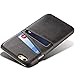 Wallet Phone Case, Slim Leather Back Case Cover With Credit Card Holder Black Case , For 4.7 inches (iPhone6/6S)