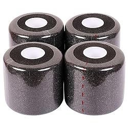 popbob 4 Pack Black Pre Wrap Tape Athletic Foam