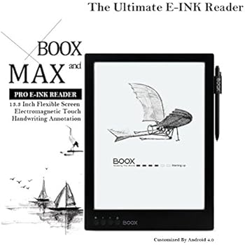 Onyx BOOX Max 13.3 Inch E-ink Reader Android 4.0 Flexible Handwriting Screen (16GB)