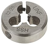 Grizzly G6938 HSS Round Adjustable Split Die, 12-28 by 13/16-Inch