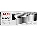 JAM PAPER Standard Size Colorful Staples - Jet Black - 5000/box