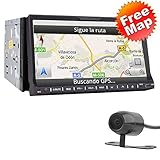 High Def 7 Inch In Dash 2 Din Car Stereo DVD Player GPS Navigation 3D Bluetooth Double 2 Din 7