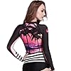 Womens-UV-Sun-Protection-50-Basic-Skins-Long-Sleeve-Rashguard-Top-Digital40