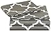 Utopia Bedding Full Sheet Set (Quatrefoil Grey) - 1 Fitted Sheet, 1 Flat Sheet and 2 Pillowcases - Soft Brushed Microfiber Bed Sheets