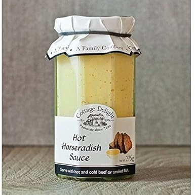 Cottage Delight 275g Hot Horseradish Sauce 300048 Amazon Co Uk