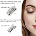 Magnetic Eyelashes, KINIVA Reusable Dual Magnet False Eyelash, 2 Pairs 8 Pieces One Two Lash Handmade 3D Fake Magnetic Eyelashes