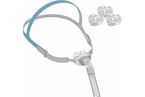 GBBAZU Universal Nasal Pillows Comparable for P10, Silicone Reuse Under The Nose Pillow Replacement Kit with Headgear, Frame, Tube and 3 x Nasal Pillow