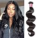 Ali Julia Hair 10A Brazilian Body Wave One Bundle Unprocessed 100% Virgin Human Weave Hair Extensions Natural Black Color 18 Inch