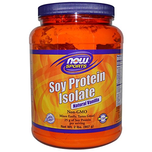 Soy Protein Isolate Natural Vanilla by Now Foods - 2 lbs