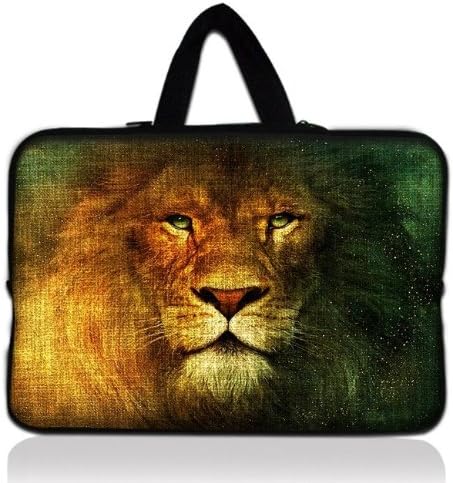Lion 10" Laptop Carry Sleeve Bag Case +Hide Handle For Samsung Galaxy Note 10.1" Tablet PC/Apple iPad 5 4 3 2 1,10.1" Toshiba Excite 10,10.6" Microsoft Surface RT Windows Pro PC,10.1" Acer Aspire One Asus EEE Pad PC,Google Android Nexus 10 Tablet PC,Thrive AT100,10.1" Acer Iconia W500 A500 Tablet PC,10.1" 10.2" Mini Netbook PC,HP Mini 110 210,Dell inspiron mini 10,10.1" 10.2" Lenovo IBM ThinkPad SONY SAMSUNG