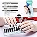 20 Tips/Sheet Pure Color Series Nail Polish Stickers Art Decorations Manicure DIY Nail Polish Strips Wraps for Wedding,Party,Shopping,Travelling 18 Colors (BZ-01)