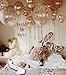 Bachelorette Party Decorations Supplies - Rose Gold Bridal Shower Set - Classy Bride to Be Sash - Pink Wall Banner Decoration - Miss to Mrs Decor - Rose Gold Confetti Balloons 36inch - Love Balloon