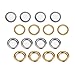 Pangda Grommet Kit with 100 Set Grommets (3/8 Inch)