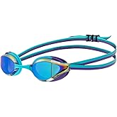 ARENA Unisex Kids Junior Python Swim Racing Goggles Ages 6 to 12 Young Competitive Swimmers
