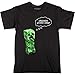 Creepers Gonna Creep - Minecraft Youth T-shirt: Youth Large (10-12) - Black
