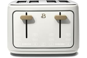 Beautiful 4-Slot Toaster with Touch Screen Control, 7 Shade Options, Bagel/Frozen/Reheat Presets