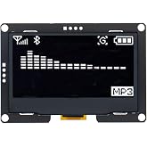 HiLetgo 2.42" SSD1309 128x64 OLED Display Module 2.42 Inch OLED LCD Display Module IIC I2C 4 Pin or SPI 7 Pin Optional