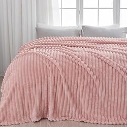 NEWCOSPLAY Super Soft Queen Blanket Pink Premium