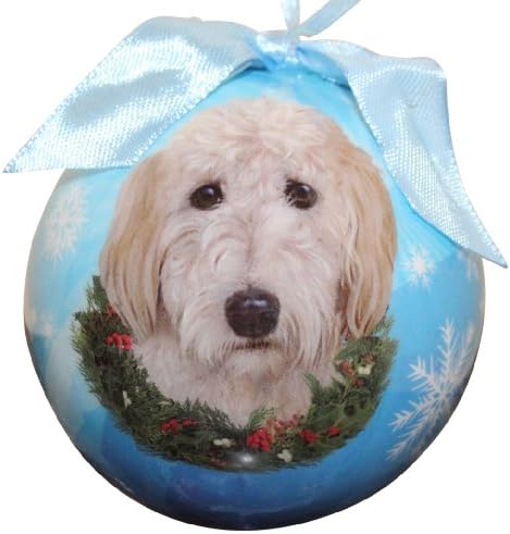 Goldendoodle Christmas Ornament Shatter Proof Ball Easy To Personalize A Perfect Gift For Goldendoodle Lovers
