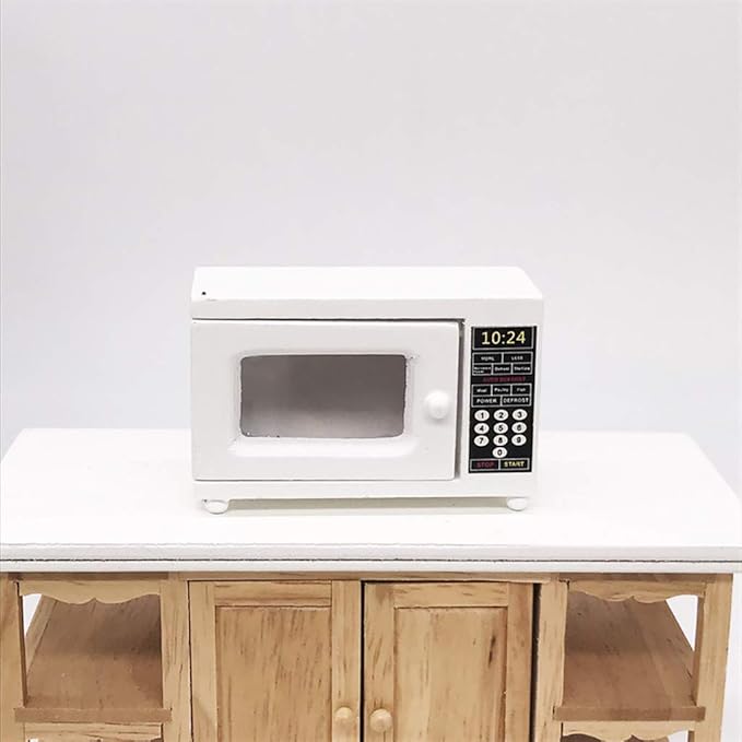 Amazon.es: Lomsarsh 1:12 Horno de microondas Casa de muñecas ...