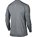 Nike New Men's Pro Cool Fitted L/S Shirt Carbon Heather/Black/Black Small