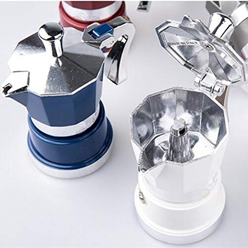 Lwieui Espressokocher Aluminium Mini Mokka Topf Mokka Kaffeekanne Kaffee Appliance Espressomaschine Stovetop… – Bild 4