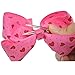LCLHB 4.5 inch Printed Ribbon Bow Boutique Baby Girl Hair Clips For Teens Children 20PCS