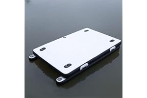 ELFISHMART Portable Fishing Boat,Inflatable Sport Boats Mini Mate Yacht Dock,Floating Island Inflatable Water Floating Raft with Balancing Pontoon