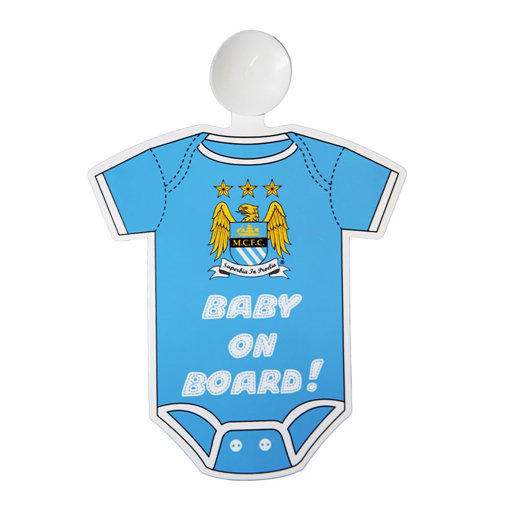 Manchester City Kit Baby on Board Sign - Multi-Colour