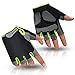 HuwaiH Cycling Gloves Men's/Women's Mountain Bike Gloves Half Finger Biking Gloves Anti Slip Shock Absorbing Gel Pad Breathable Cycle Gloves