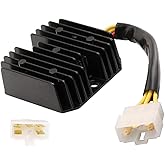 YINNCKE Voltage Regulator Rectifier For Polaris Phoenix & Sawtooth 200 ATVs - Replaces OEM 0452760