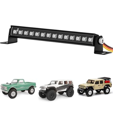 INJORA Lámpara LED RC Luz De Señal De Giro Rectangular Para 18 110 RC Crawler Car Upgrade, 2PCS