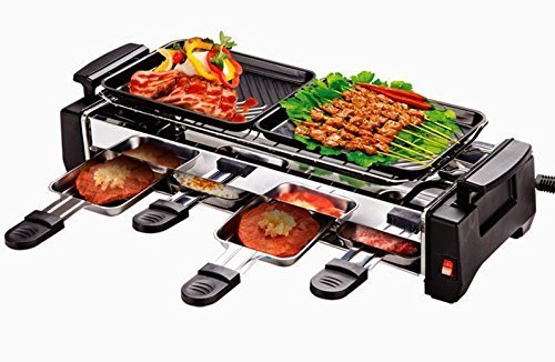 Dtes Electric Barbeque Grill With 2 Electric Frying Pan Non Stick With 4 Electric Omlette Pan With Roasting Function