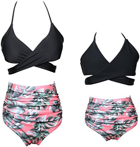 Mother and Daughter Swimwear Family Matching Swimsuit Girls Swimwear