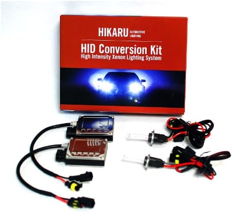 Motorcycle H11 / 9005 (Low / High) 10000K Pure Blue 35W Gen 2.0 Ultra Slim Mini Xenon HID Conversion Kit