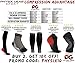 Physix Gear Sport Plantar Fasciitis Socks with Arch Support for Men & Women - Ankle Compression Sleeve, Toeless Compression Socks Foot Pain Relief, Ankle Swelling - Better than Night Splint, Pink L/XL