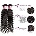Jolia Hair 10A Brazilian Deep Wave Bundles 14 16 18 inch Loose Curl Human Hair Weave 100% Unprocessed Virgin Deep Curly Hair Weft Natural Color