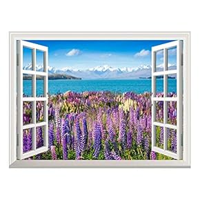 Removable Wall Sticker/Wall Mural (24"x32", Lanvender Field)