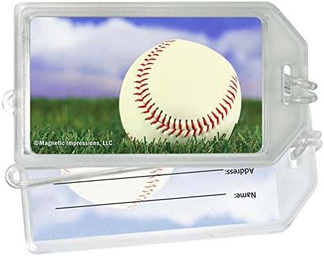 Baseball Sky Photo Luggage Tag - Set of 2