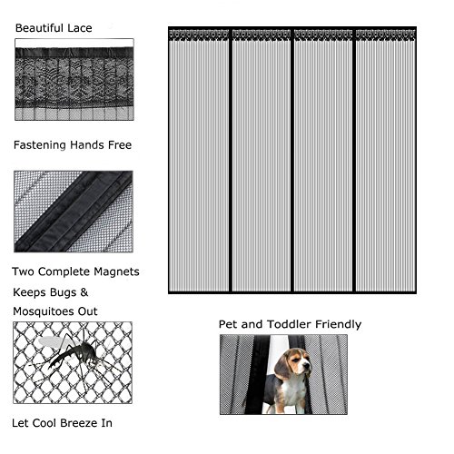 Liveinu Upgraded Garage Door Screen 2 Car Screen Door for