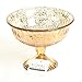 Koyal Wholesale Compote Bowl Centerpiece Mercury Glass Antique Pedestal Vase, Floral Centerpiece, Wedding, Bridal Shower, Home Décor (7